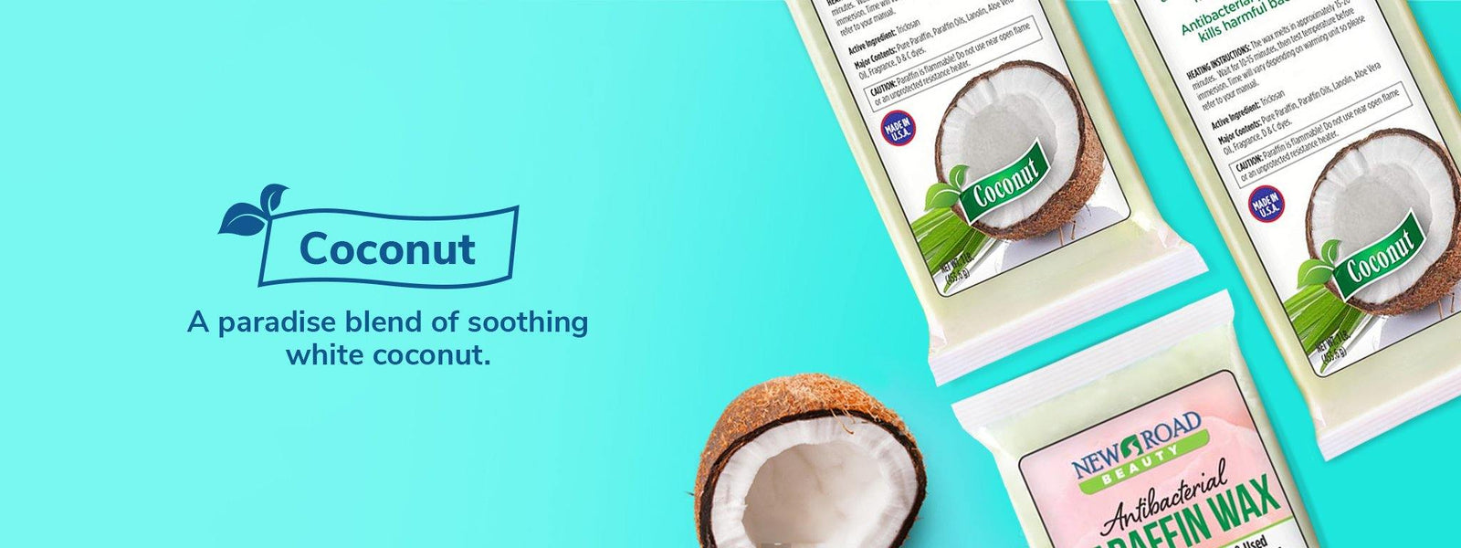Coconut Paraffin Wax - New Road Beauty