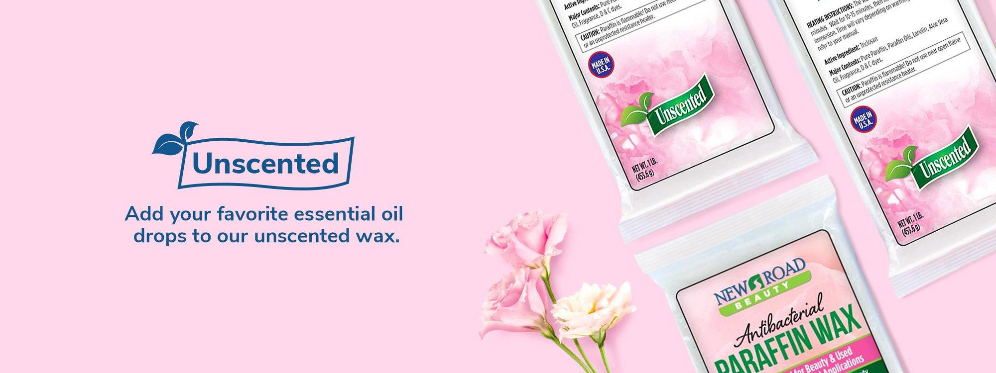 Unscented Paraffin Wax - New Road Beauty