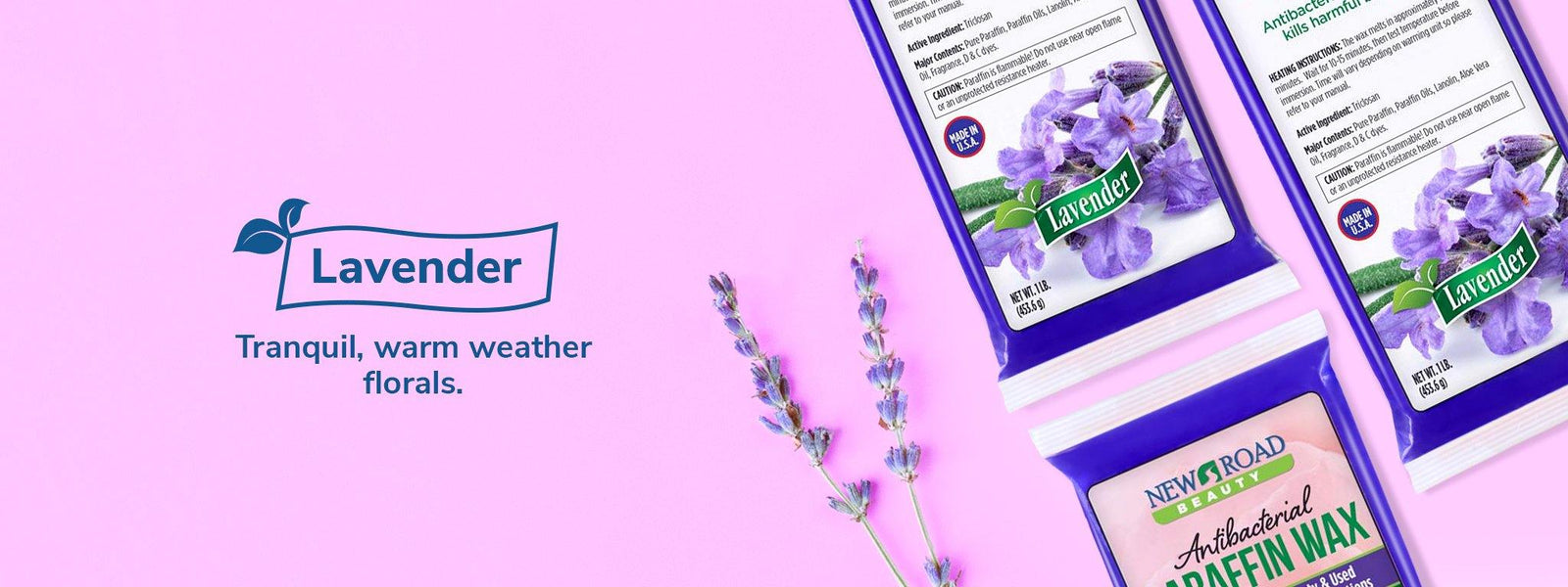 Lavender Paraffin Wax - New Road Beauty