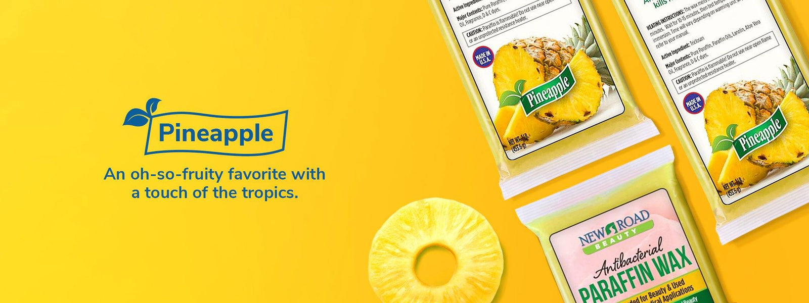 Pineapple Paraffin Wax - New Road Beauty
