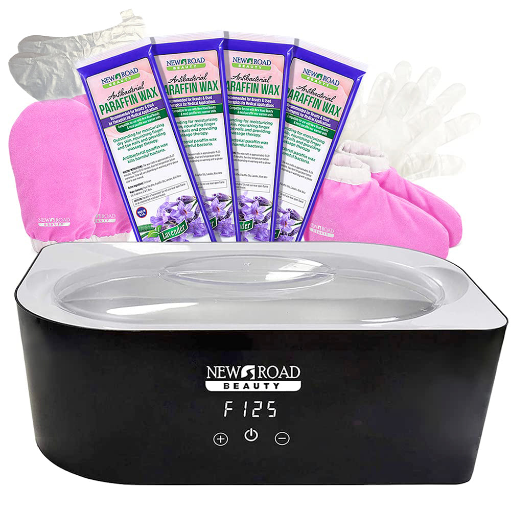 New Road Beauty Paraffin Wax Kit for Hands and Feet, Lavender