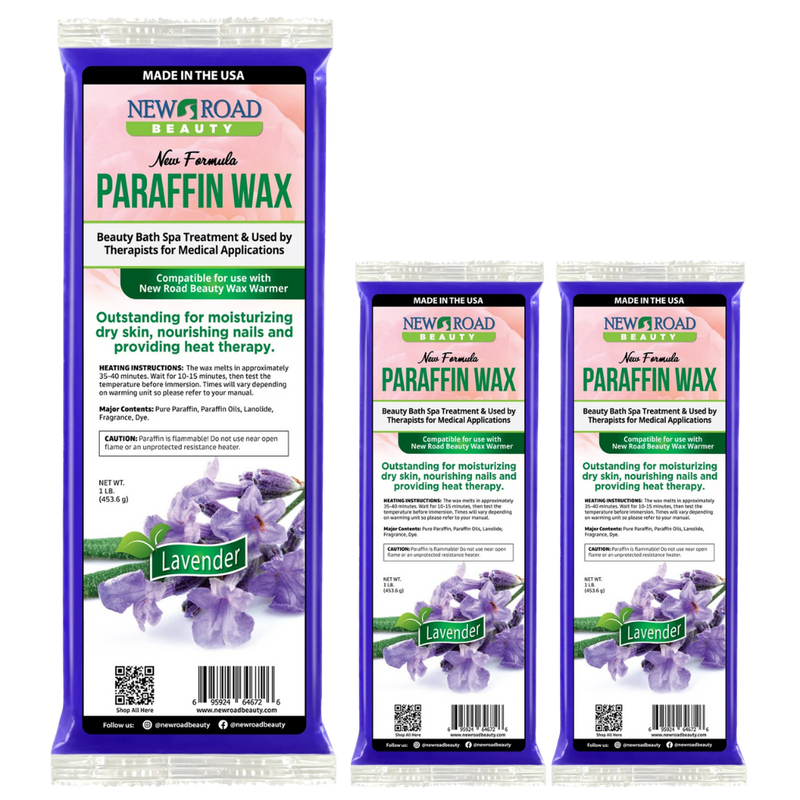 Lavender Paraffin Wax Spa Treatment 3-Pack