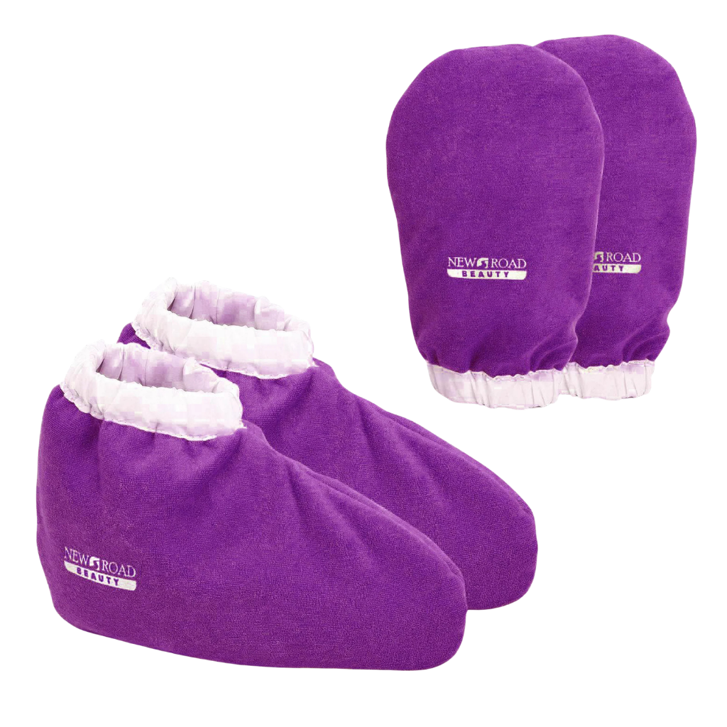 Paraffin Wax Treatment Glove and Bootie Set - Purple