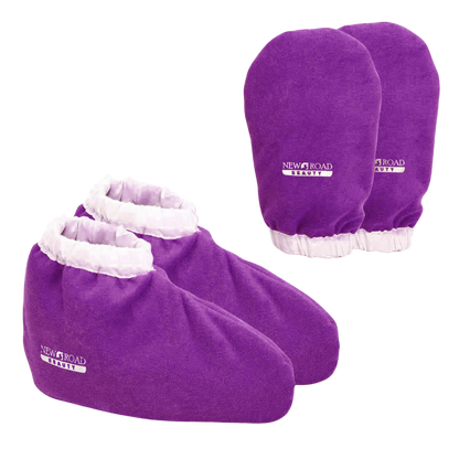 Paraffin Wax Treatment Glove and Bootie Set - Purple