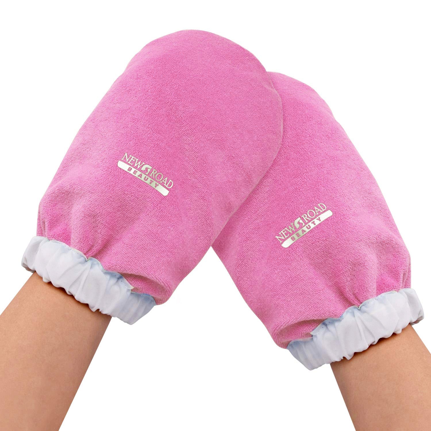 Paraffin Wax Pink Gloves/Mitts and Booties to use while doing a paraffin wax treatment.